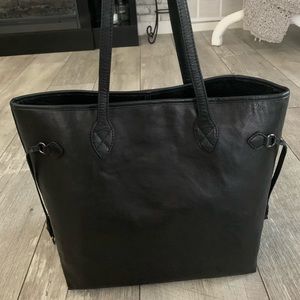 Civico 9 genuine leather tote Neverfull style